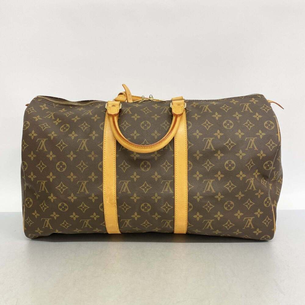 LOUIS VUITTON Brown Monogram Keepall 50 Boston Bag - Picture 11 of 11